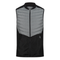 Padded gilet black / steel grey