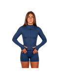 Empower Seamless Vest Gulfstream Blue women's premium seamless activewear by Catar Cottega