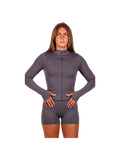Empower Seamless Vest Graphite Grey women's premium seamless activewear by Catar Cottega