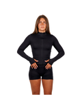 Empower Seamless Vest Jet Black women's premium seamless activewear by Catar Cottega
