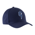 Full material cap triple navy blue