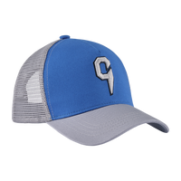 C cap grey blue mesh