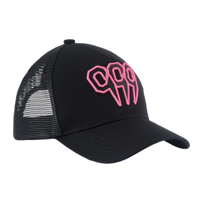 CCC cap neon pink outline