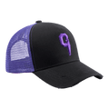 C logo cap purple black