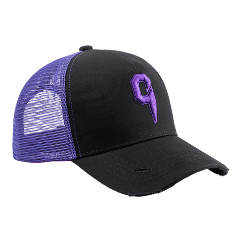 C logo cap purple black