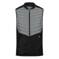 Padded gilet black / steel grey — Jet Black | Catar Cottega sportswear