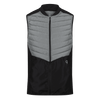 Padded gilet black / steel grey