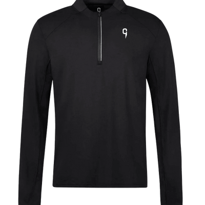 PERFORMANCE 1/2 zip top black