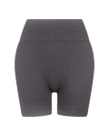 Empower Seamless Shorts Graphite Grey front view - Catar Cottega